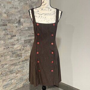 Mica Pleated Jumper Dress Size 8